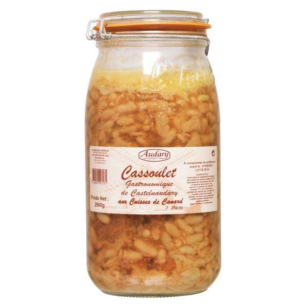 Cassoulet gastronomique de Castelnaudary et cuisses de canard