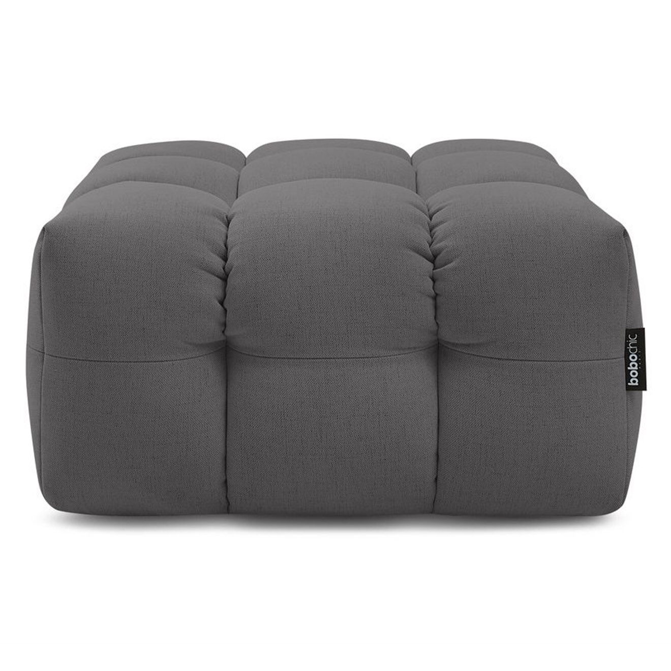 Bobochic Pouf Cloud gris foncé - 84x84x43 cm