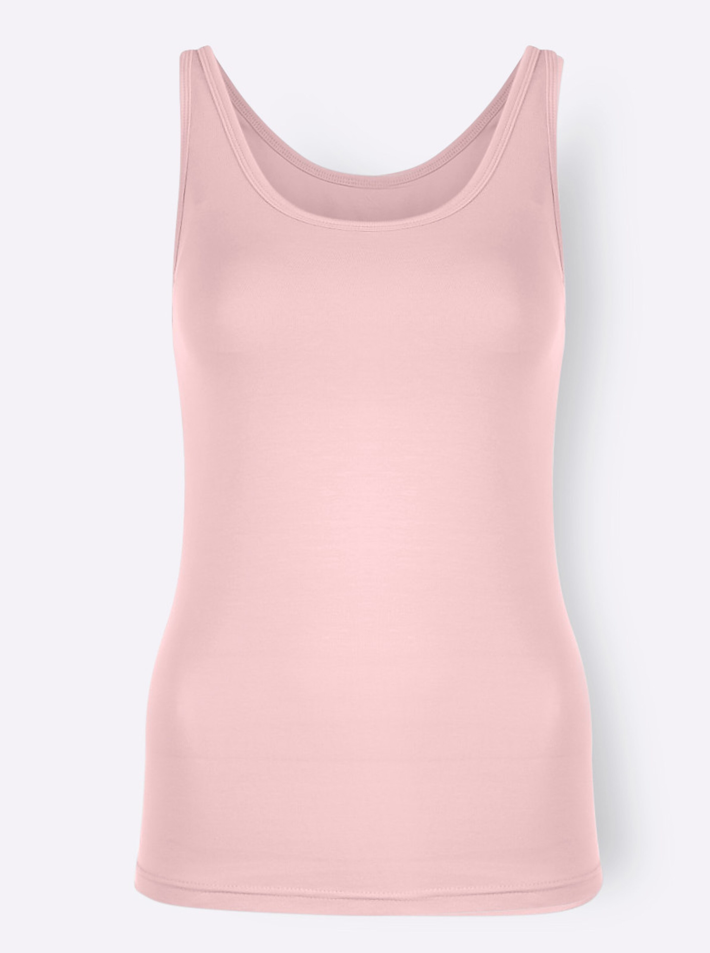 wäschepur Achseltop in silberfarben + rosé + champagner