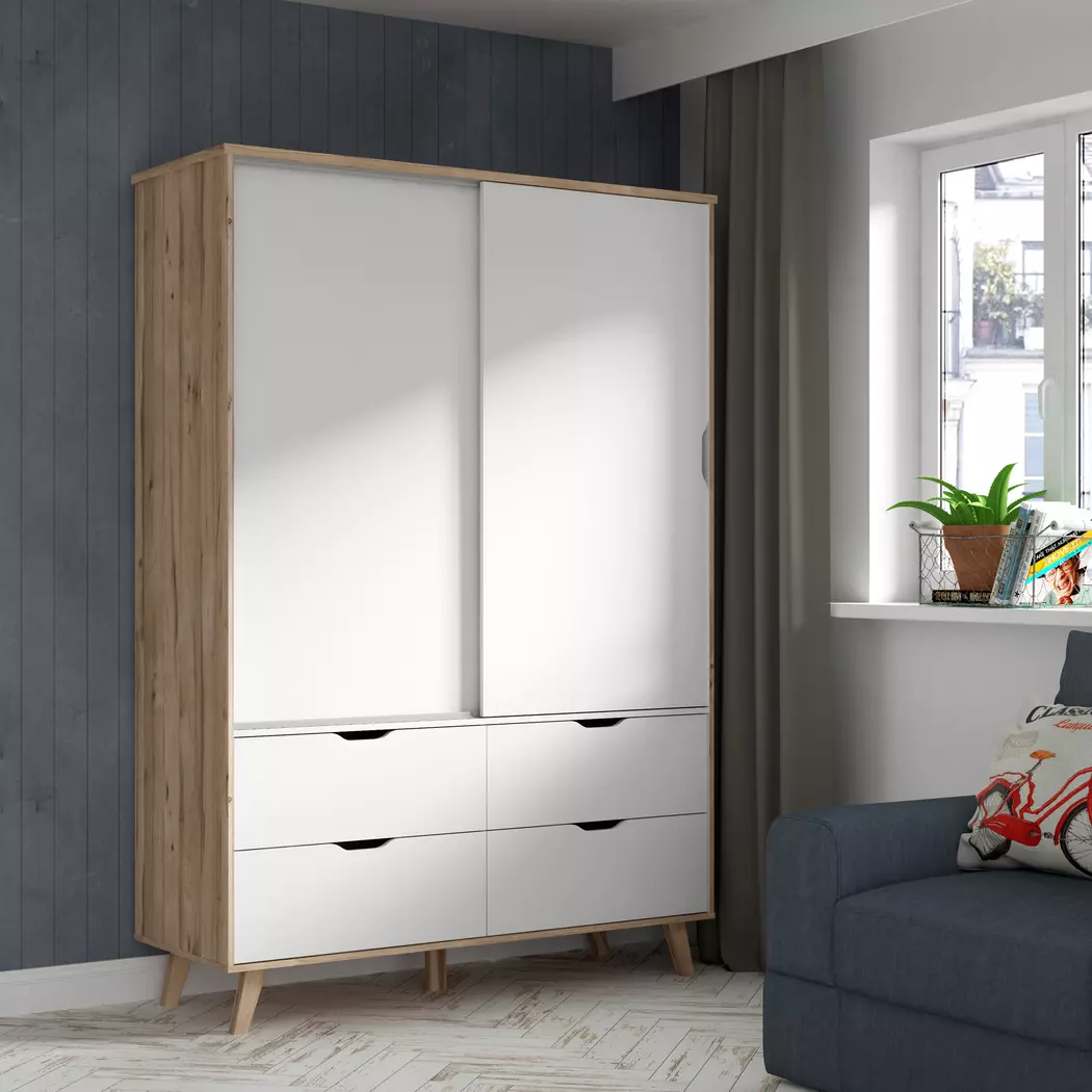 Schwebetürenschrank Vankka 139 x 202 cm