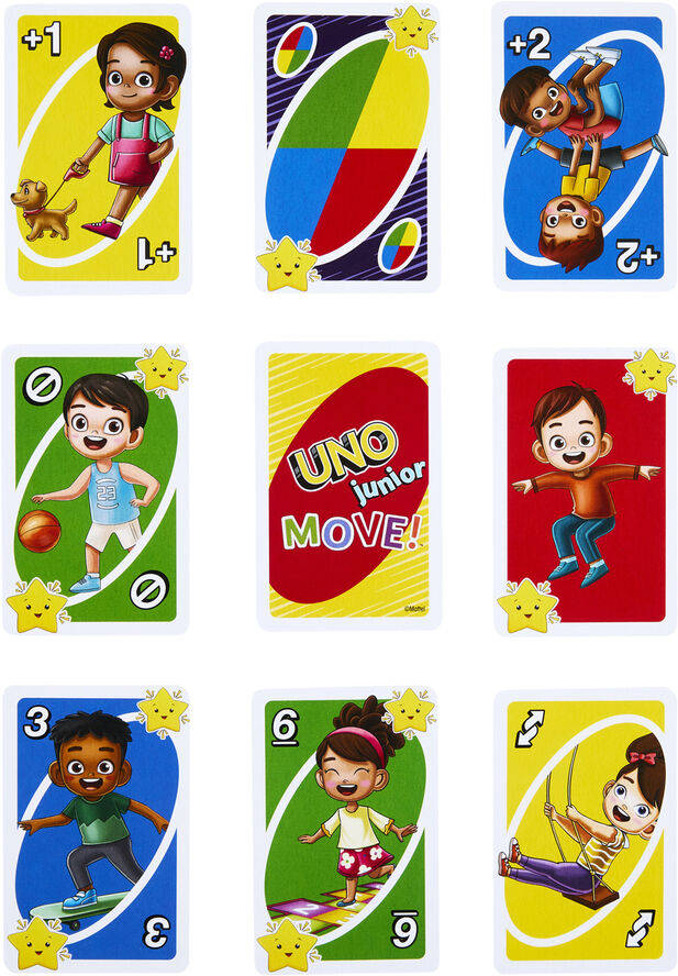 Diverse spil UNO Junior Move