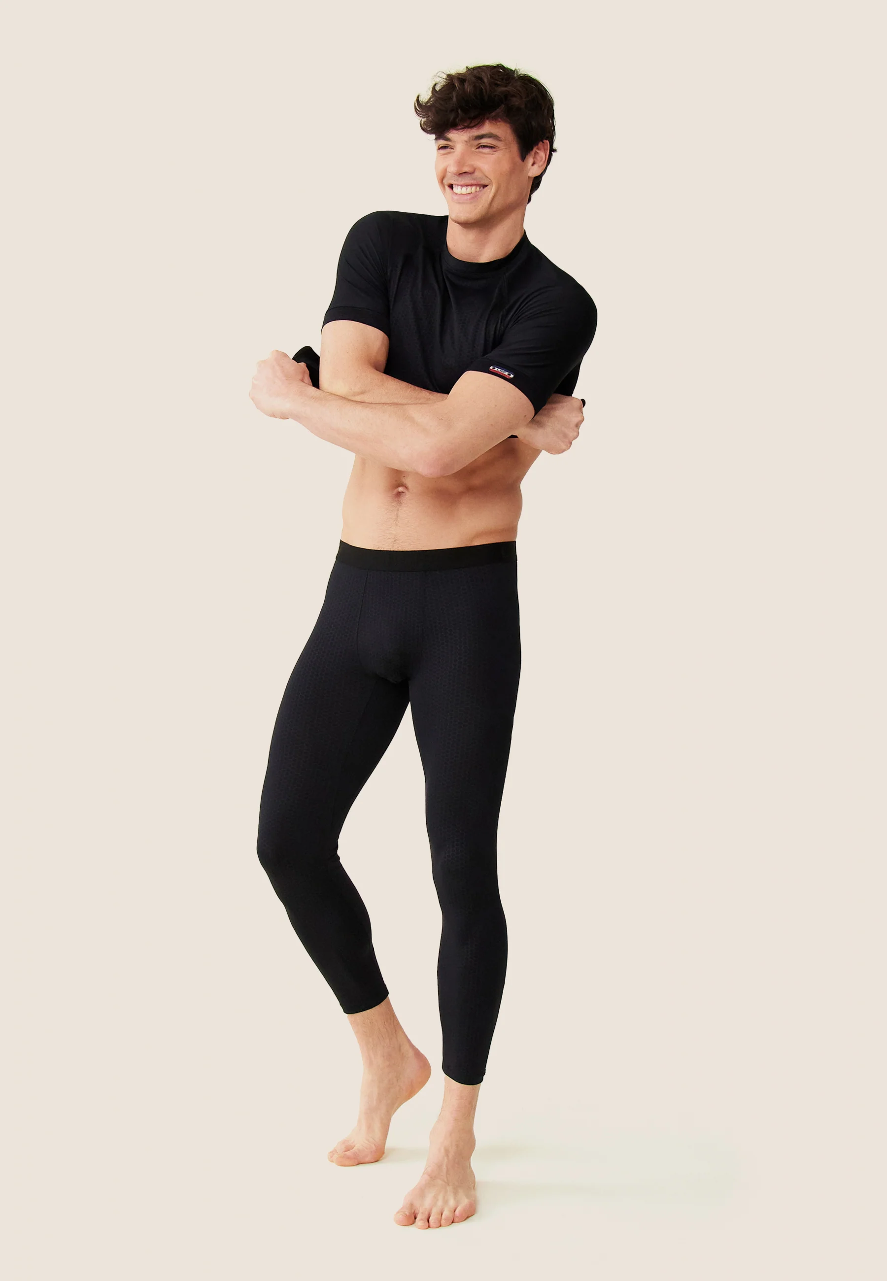 Legging en polyamide-Toby Training Legging Noir