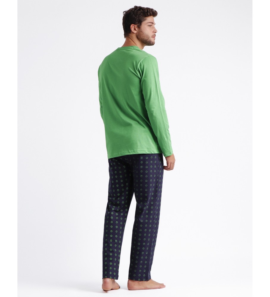 Pijama de manga comprida verde do Kermit da Disney