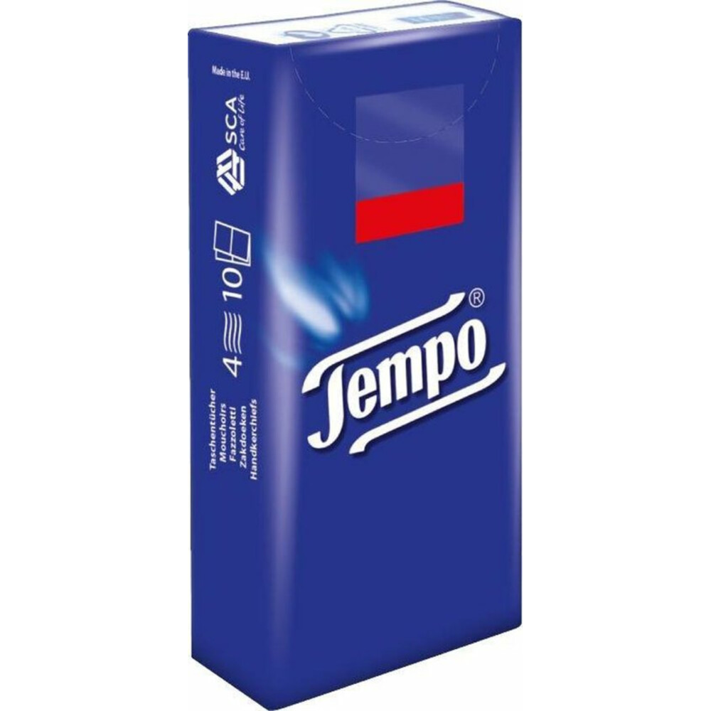 Tempo Regular Zakdoekjes 10 x 10 stuks