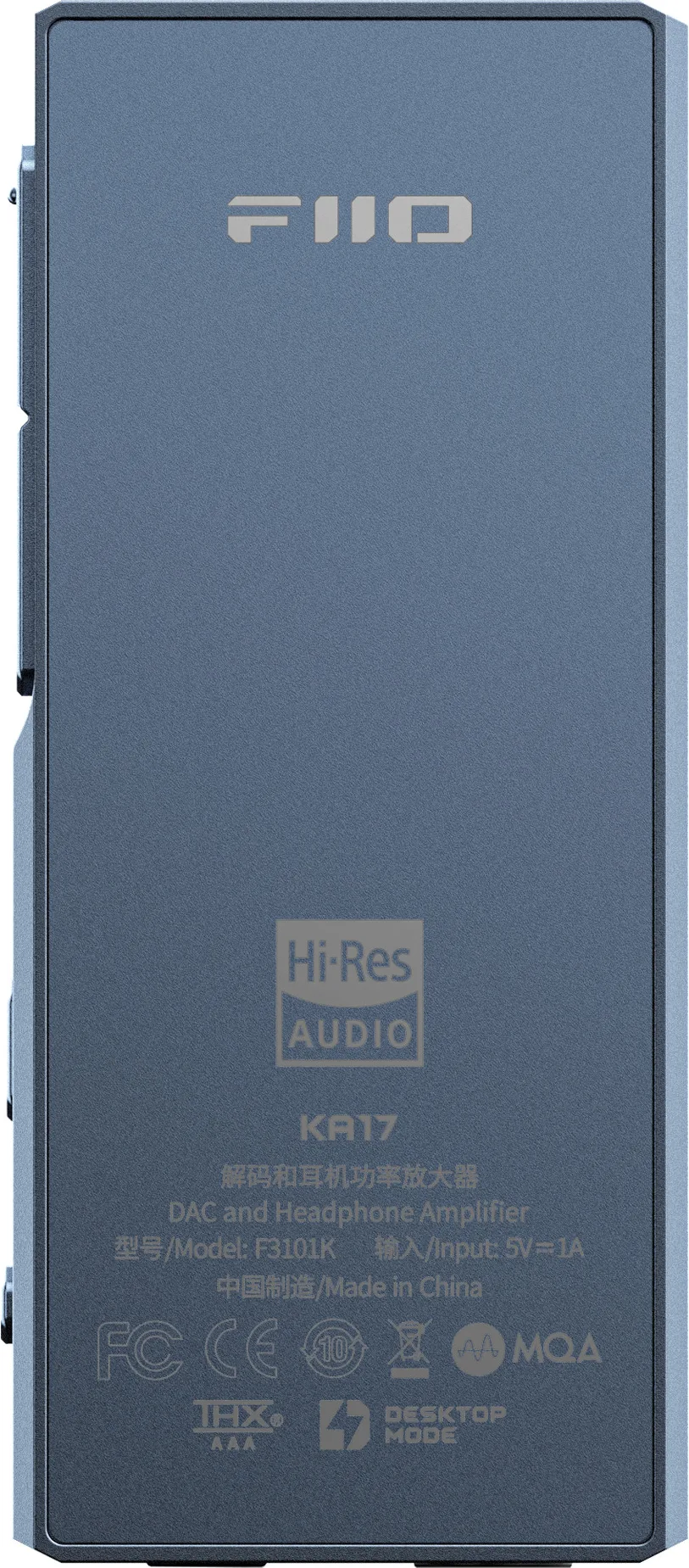 Fiio KA17 Bleu DAC Audio portables
