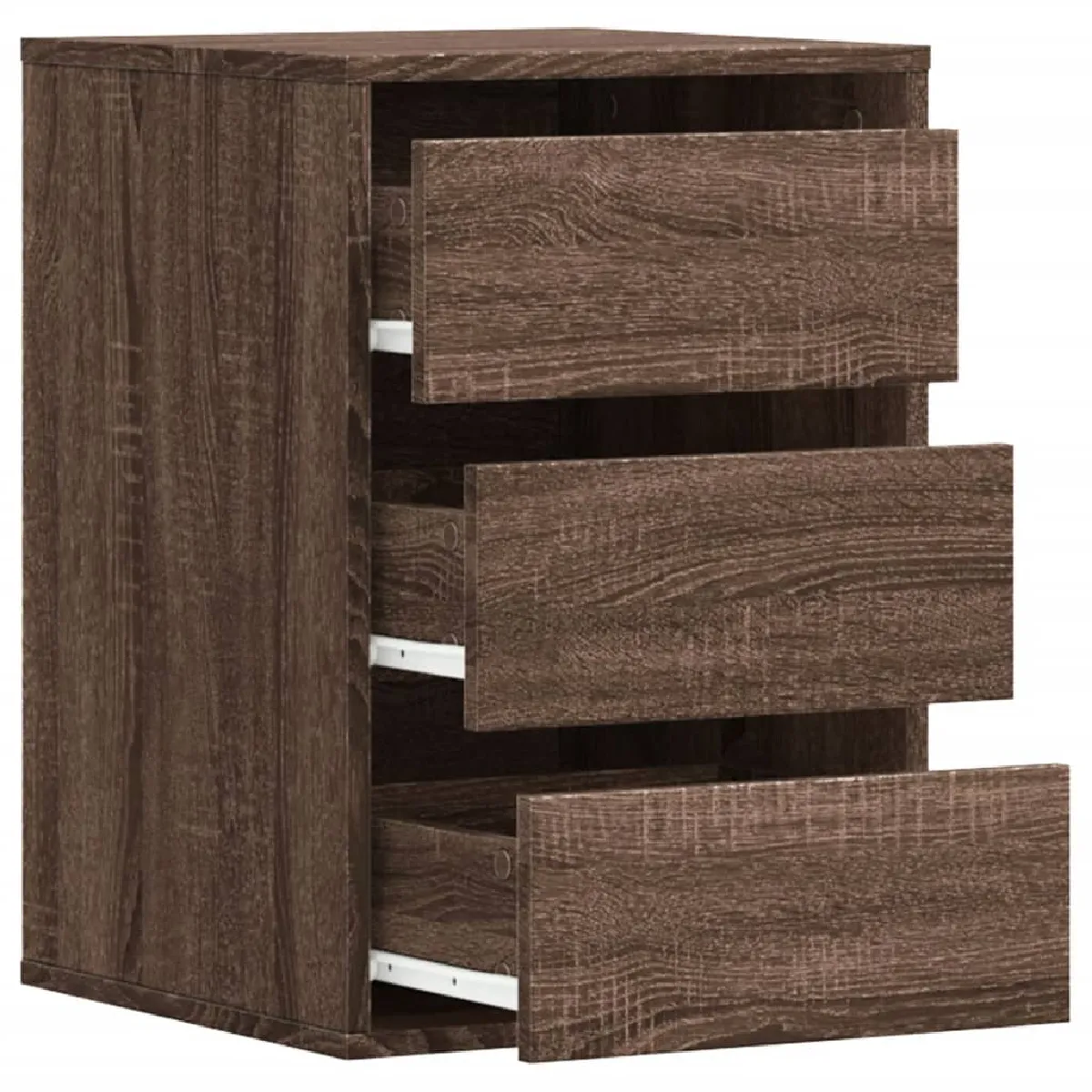 vidaXL Commode d'angle - Marron