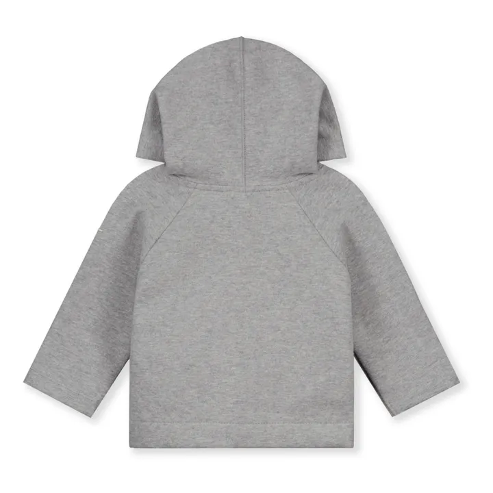 Gray Label Gilet à Capuche Baby Coton Bio | Gris