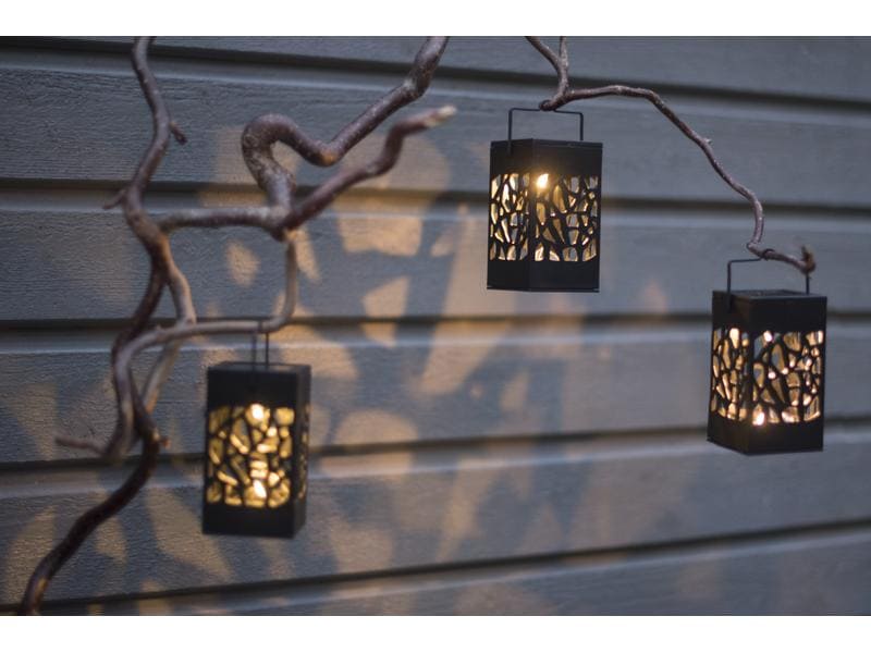 Star Trading Gartenlicht Izola Mini, Schwarz Dekolicht für den Aussenbereich