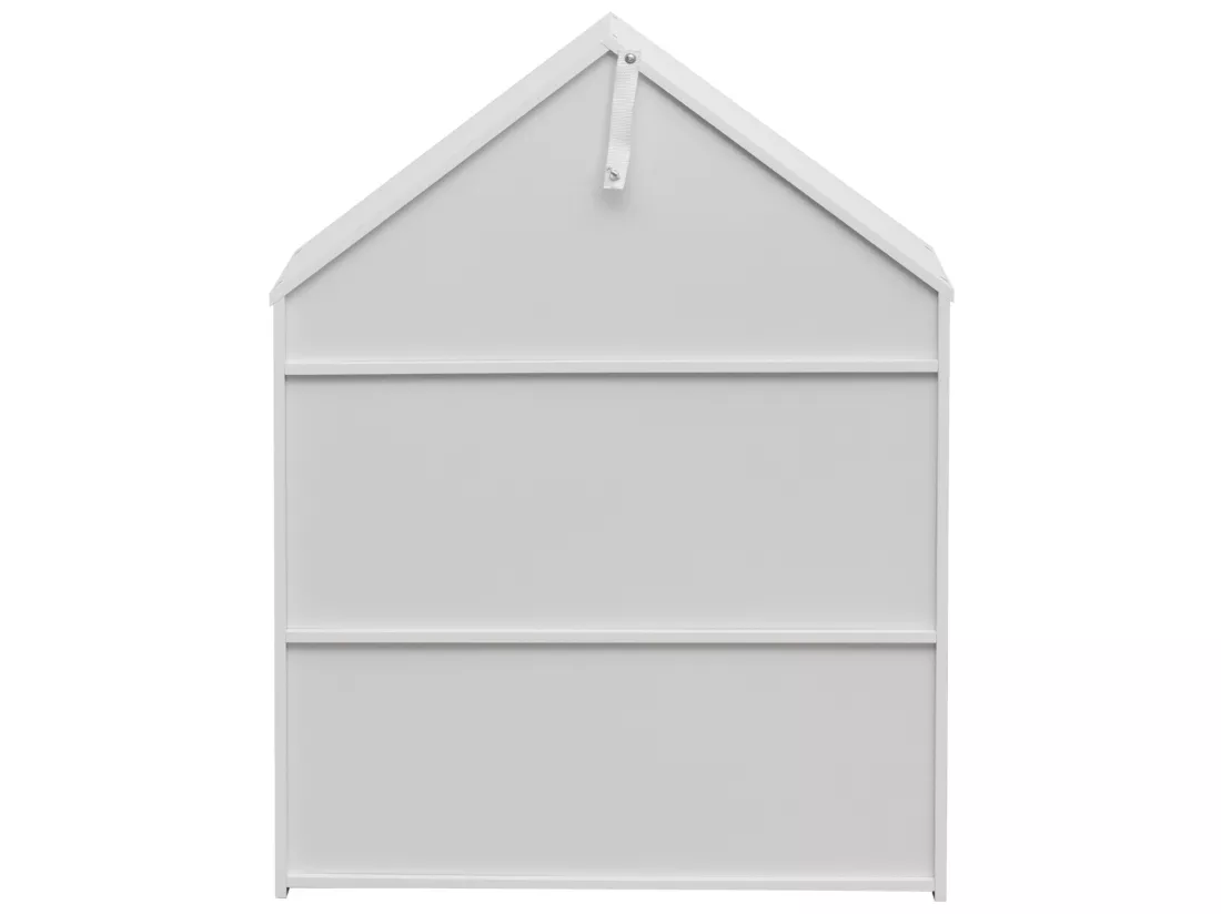 Bibliothèque pour enfants en Bois Blanc 3 Etageres 2 Tiroirs