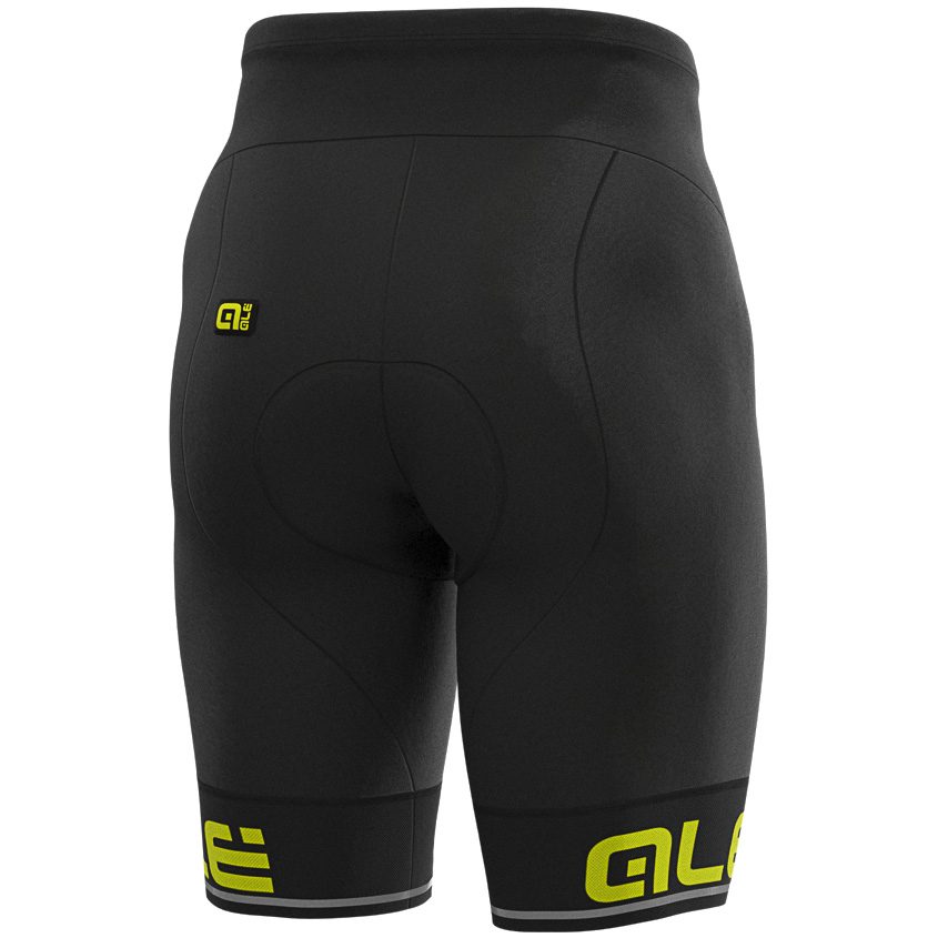 Alé Solid Corsa Shorts Herren black fluo yellow