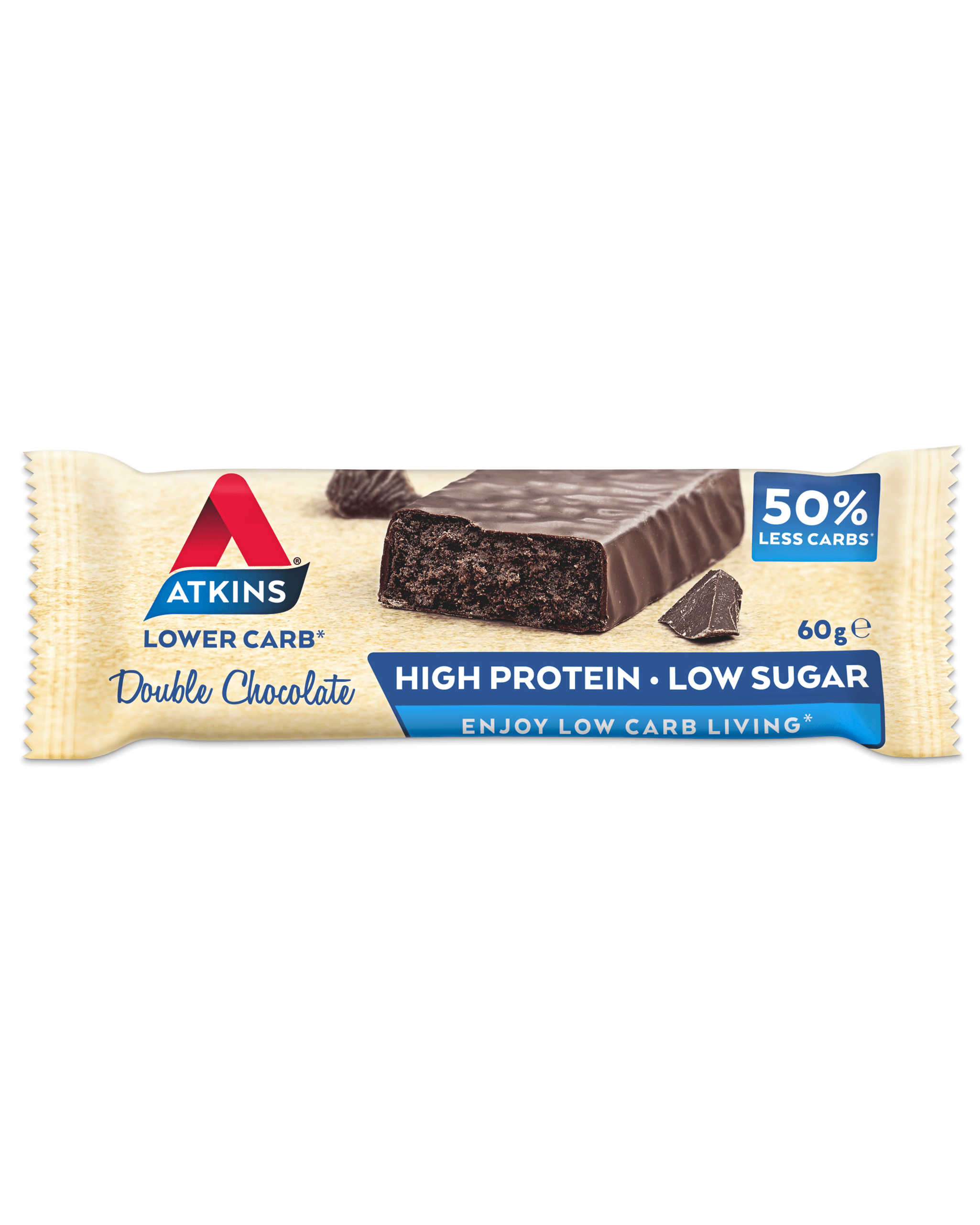 Atkins Double Chocolate bar 16x60g