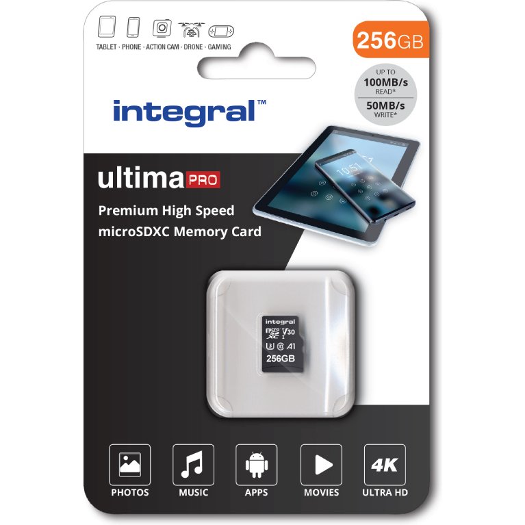 Integral INMSDX256G-100/90V30 mémoire flash 256 Go UHS-I