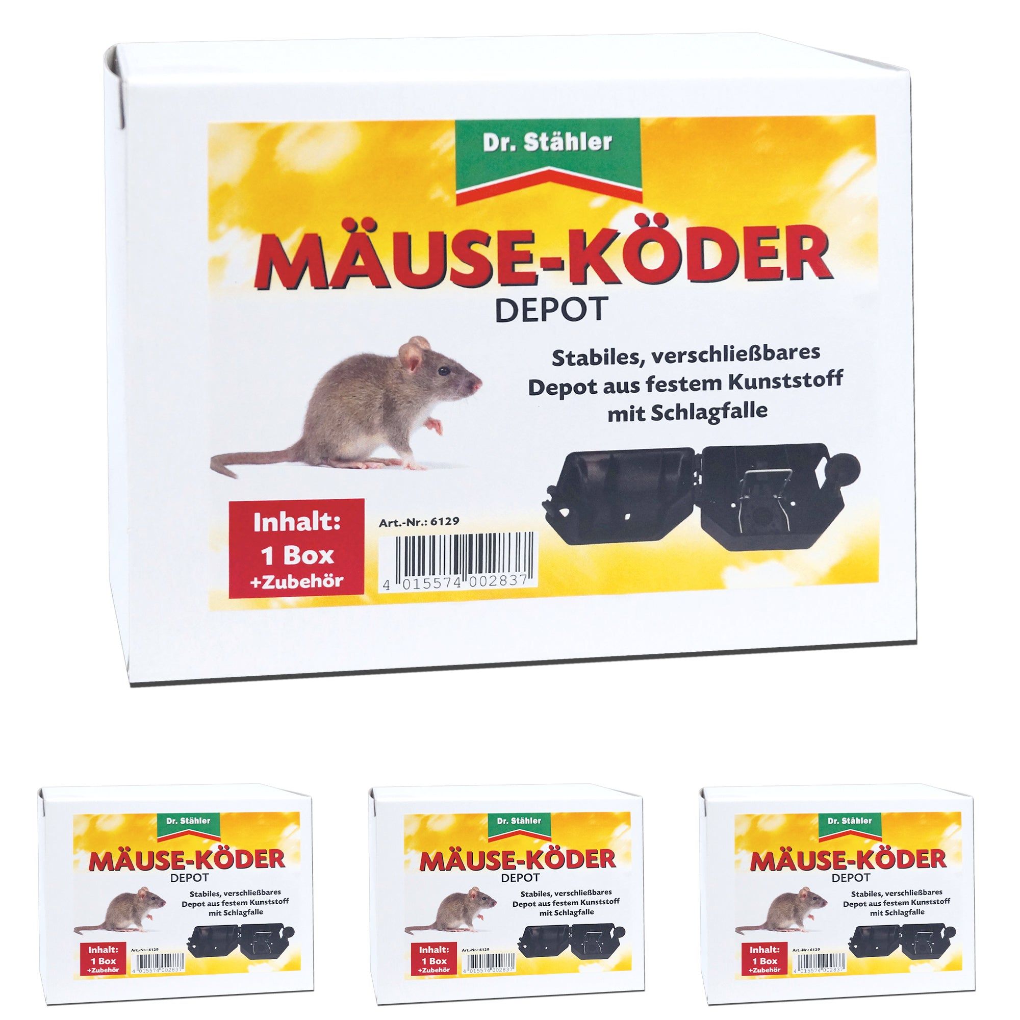 SILBERKRAFT Mäuseköder-Depot