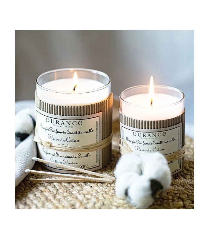 Bougie Parfumée Fleur de Coton 180 gr