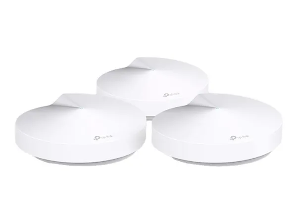 TP-Link DECO M5 - Wi-Fi-system - op til 4500 sq.ft - mesh 1GbE - Wi-Fi 5 - Dual Band (pakke med 3)
