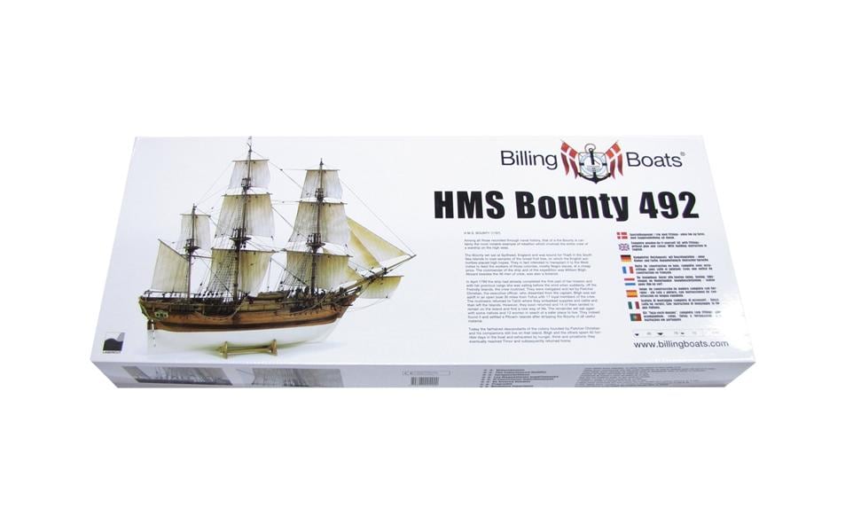 Bausatz Segelschiff HMS Bounty, 780 mm 1:50<br>Detailgetreuer Segelschiff Modellbausatz