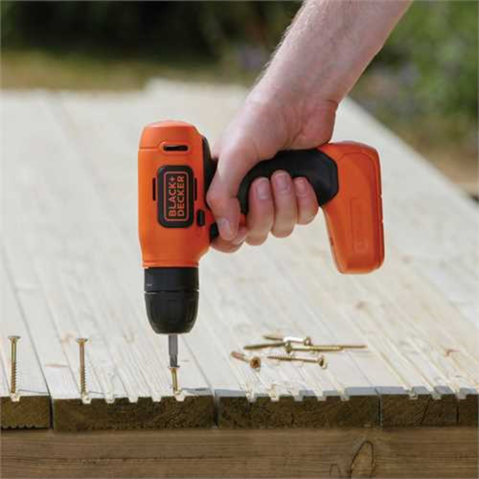 BLACK+DECKER Bohrschrauber Akku-Bohrschrauber BDCD8, 7,2Volt