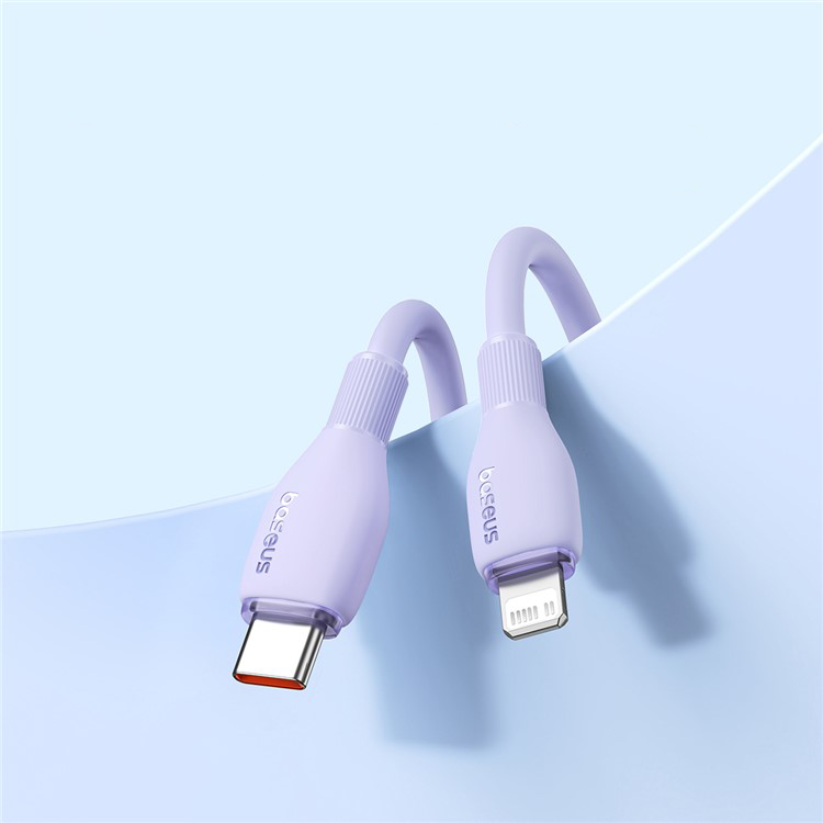 (2m) 20W USB C auf Lightning Ladekabel Datenkabel - Lila
