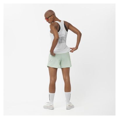Débardeur Salomon Cross Run Blanc Femme