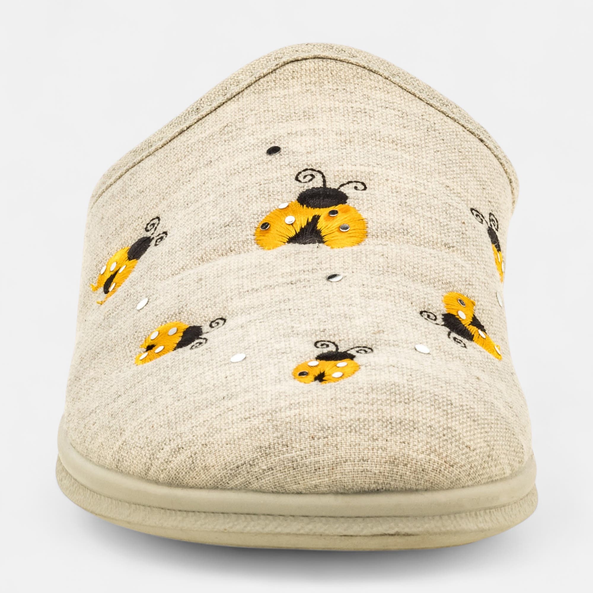 Pantoufles mules Femme gris