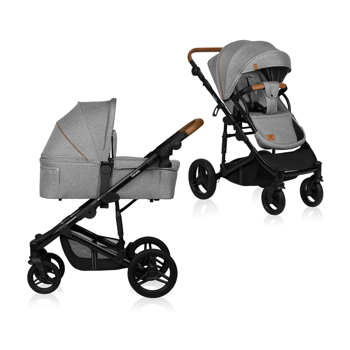 Poussette duo combinée 2en1 Mari Tour Grey Stone