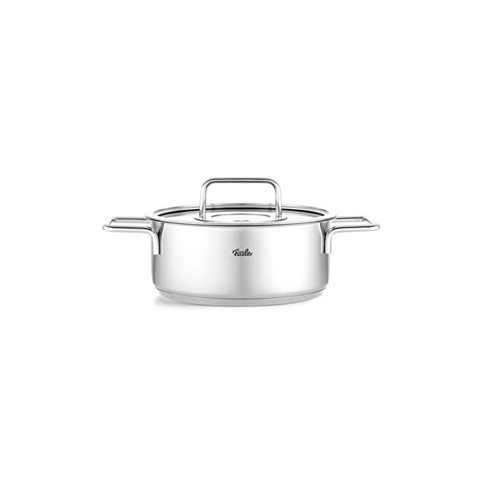Fissler Pure Collection Bratentopf 24 cm mit Glasdeckel
