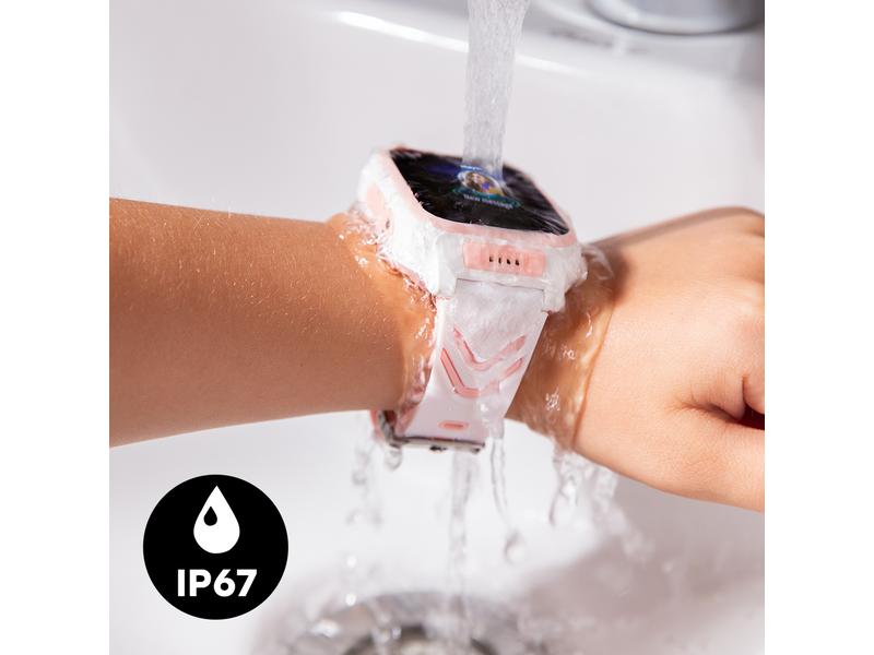 MyKi Smartwatch GPS Kinder Uhr MyKi 4 Weiss/Pink mit SIM-Ka Kinder Smartwatch mit GPS Traker und SOS-Taste, inkl. 1 Monat gratis Daten und Voice SIM-Karte
