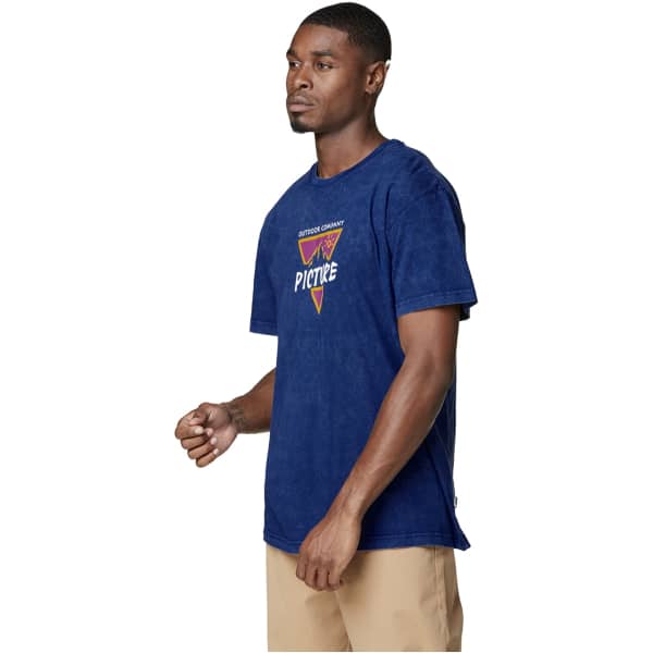 T-shirt PICTURE POENY TEE BLUEPRINT WASHED
