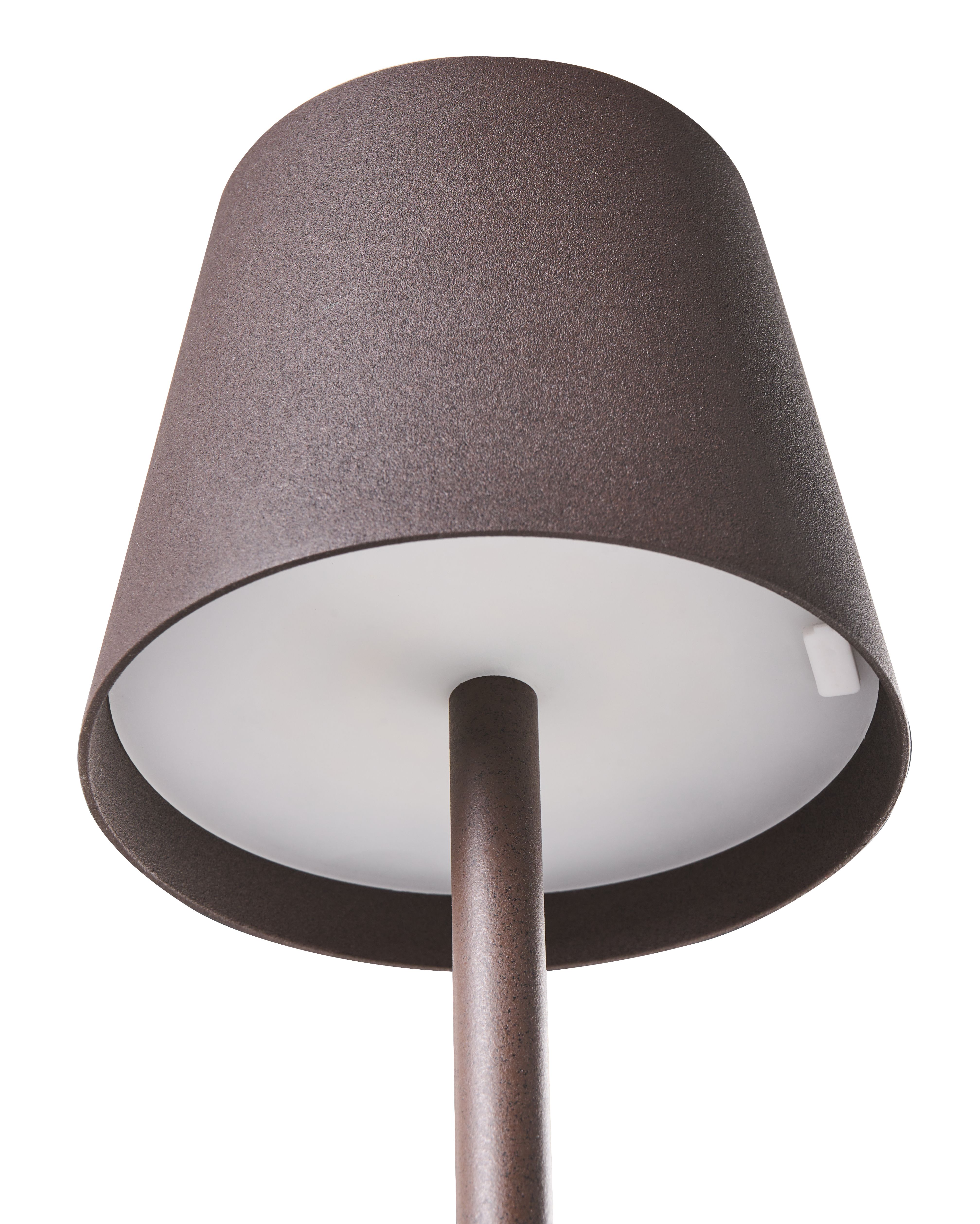 LED draadloze tafellamp BACEIRO met dimmer Metaal Bruin