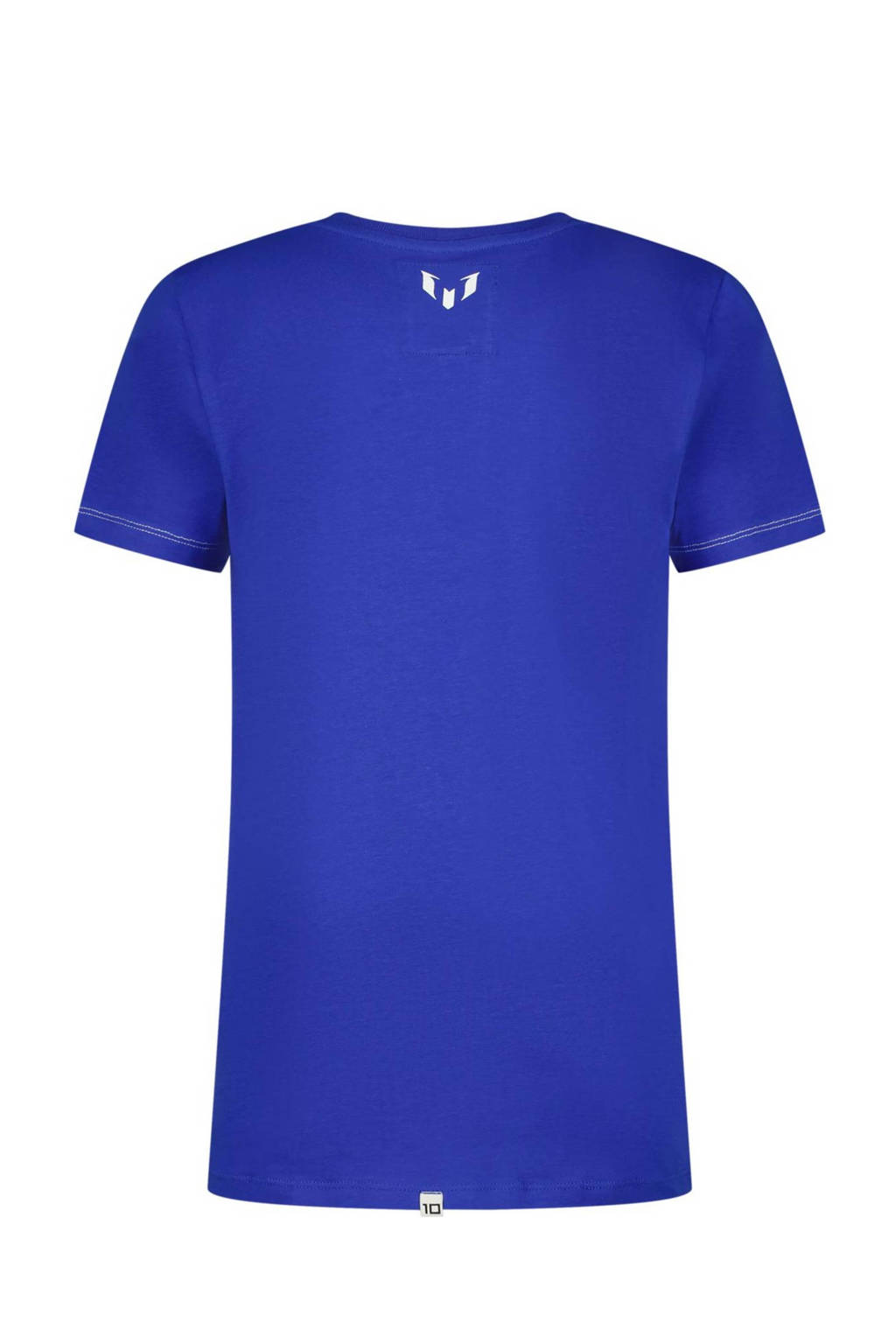 Vingino T-shirt met logo hardblauw/wit