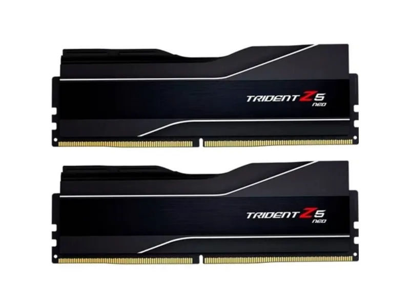 G.Skill Trident Z5 Neo - DDR5 - sæt - 64 GB: 2 x 32 GB - DIMM 288-PIN - 6000 MHz / PC5-48000 - CL30 - 1.4 V - ikke bufferet - ikke-ECC - sort