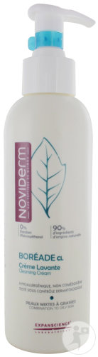 Noviderm Boréade CL Crème Lavante Peaux Grasses À Tendance Acnéique Flacon-Pompe 200ml