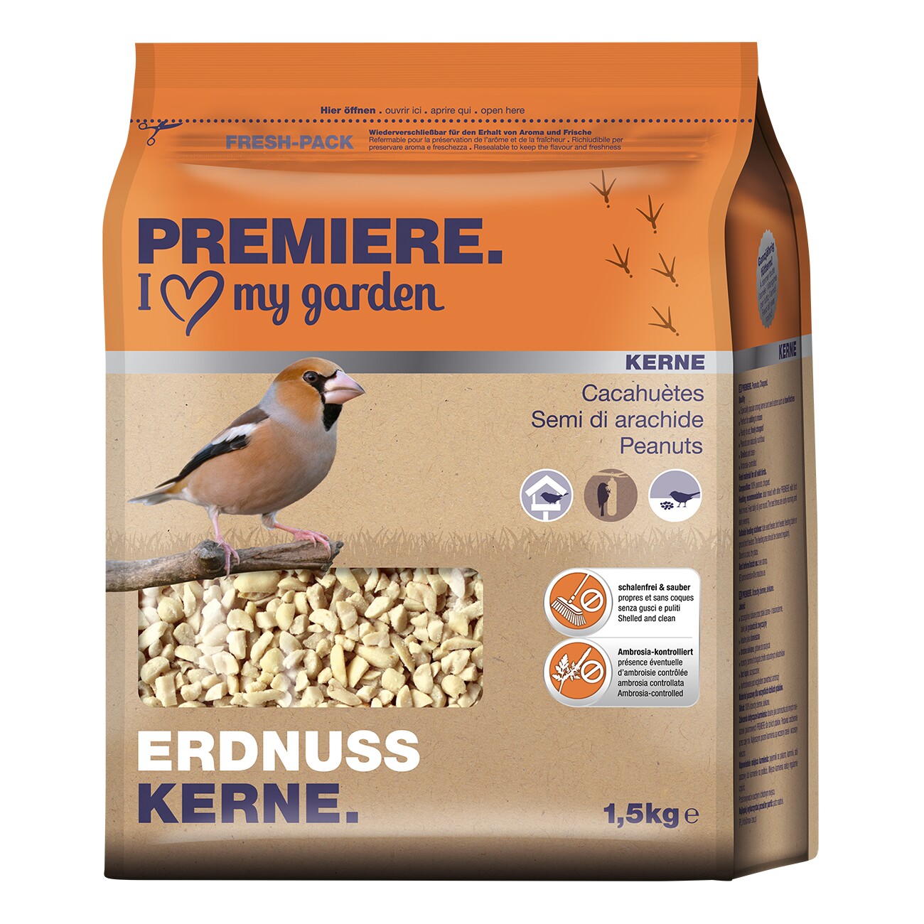 PREMIERE Erdnusskerne gehackt 1,5kg