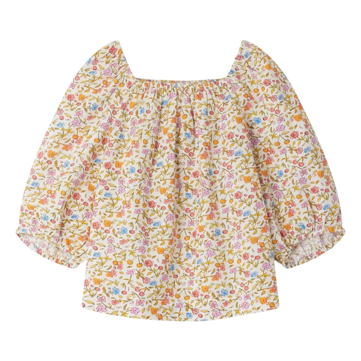 Bonpoint Blouse Fleurie Anastide | Abricot