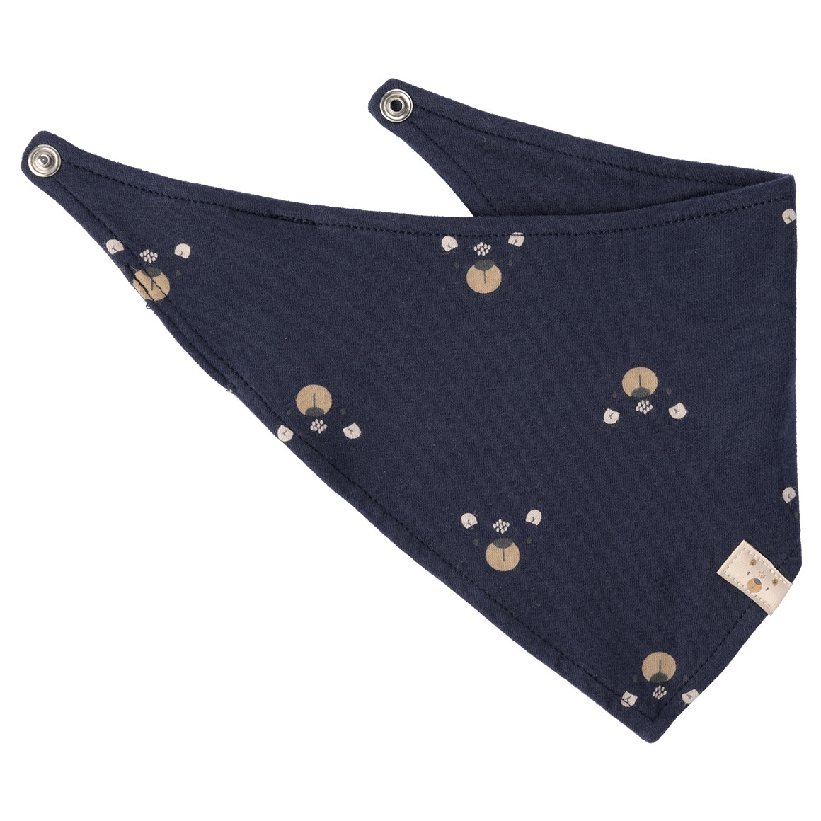 Topomini Baby Bandana mit Bären-Print dunkelblau