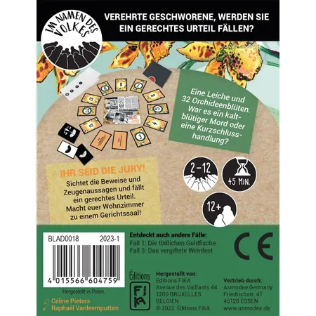 Asmodee Editions FIKA Im Namen des Volkes Fall 2: Der höllische Fährmann