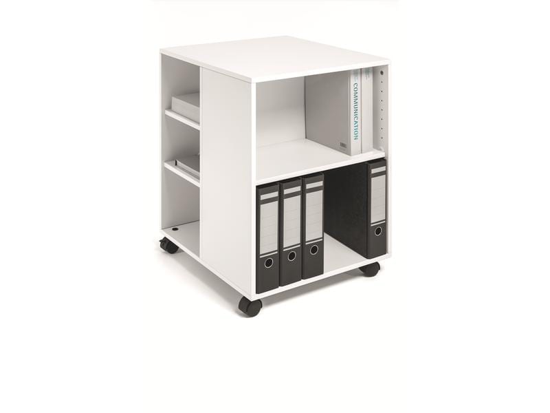 DURABLE Multifunktionswagen 74/59 3-seitig offen, 6 Böden, Bürowagen für eine saubere Ordnung