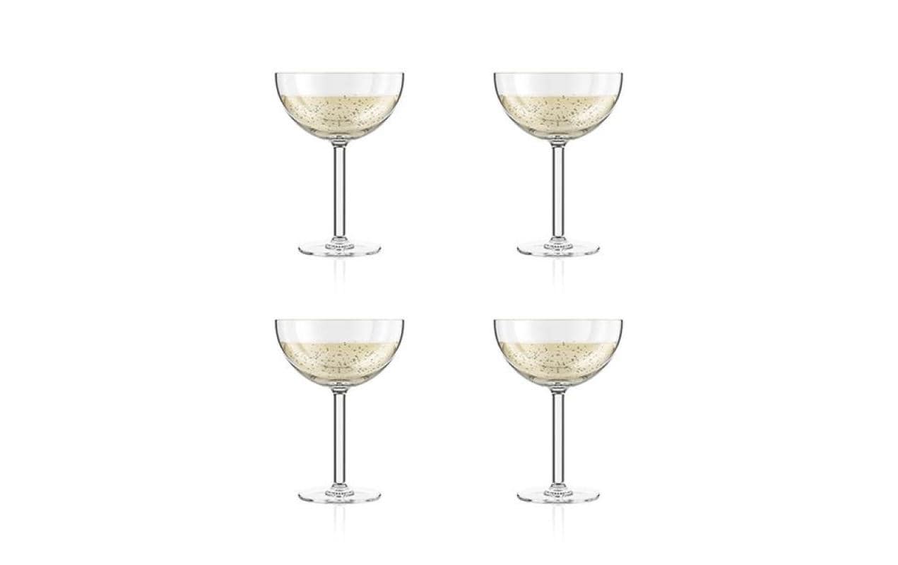Champagnerglas Oktett 280 ml, 4 Stück, TransparentChampagnerset