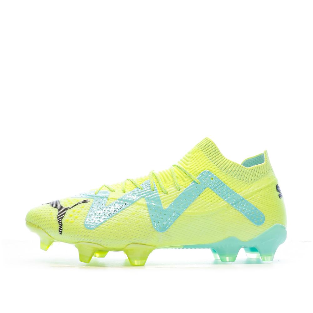 Puma Chaussures de Football Bleu/Jaune Fluo Homme Puma Future Ultimate
