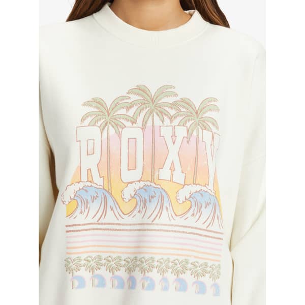 Sweatshirt ROXY LINEUP OVERSIZED CREW W EGRET