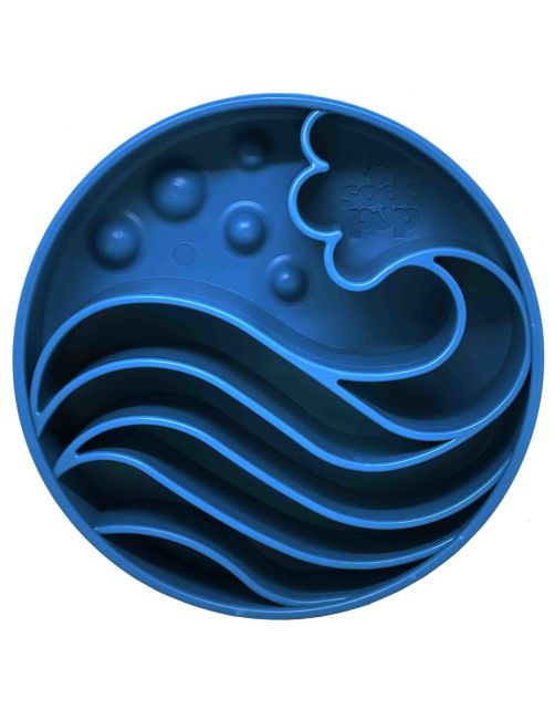 Sodapup Wave Ebowl - Hondenvoerbak - Ø20 cm Blauw