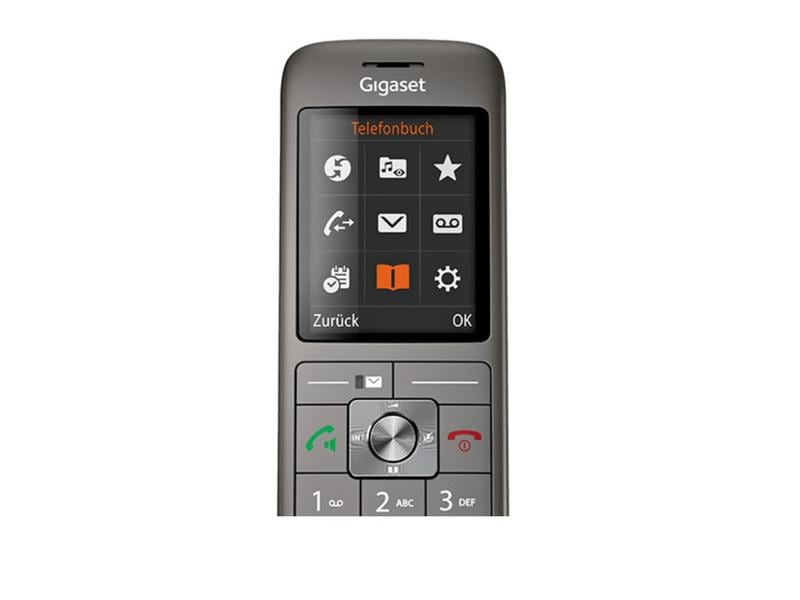 Gigaset Schnurlostelefon CL660 Silber Moderner Blickfang – perfekt individuell einstellbar