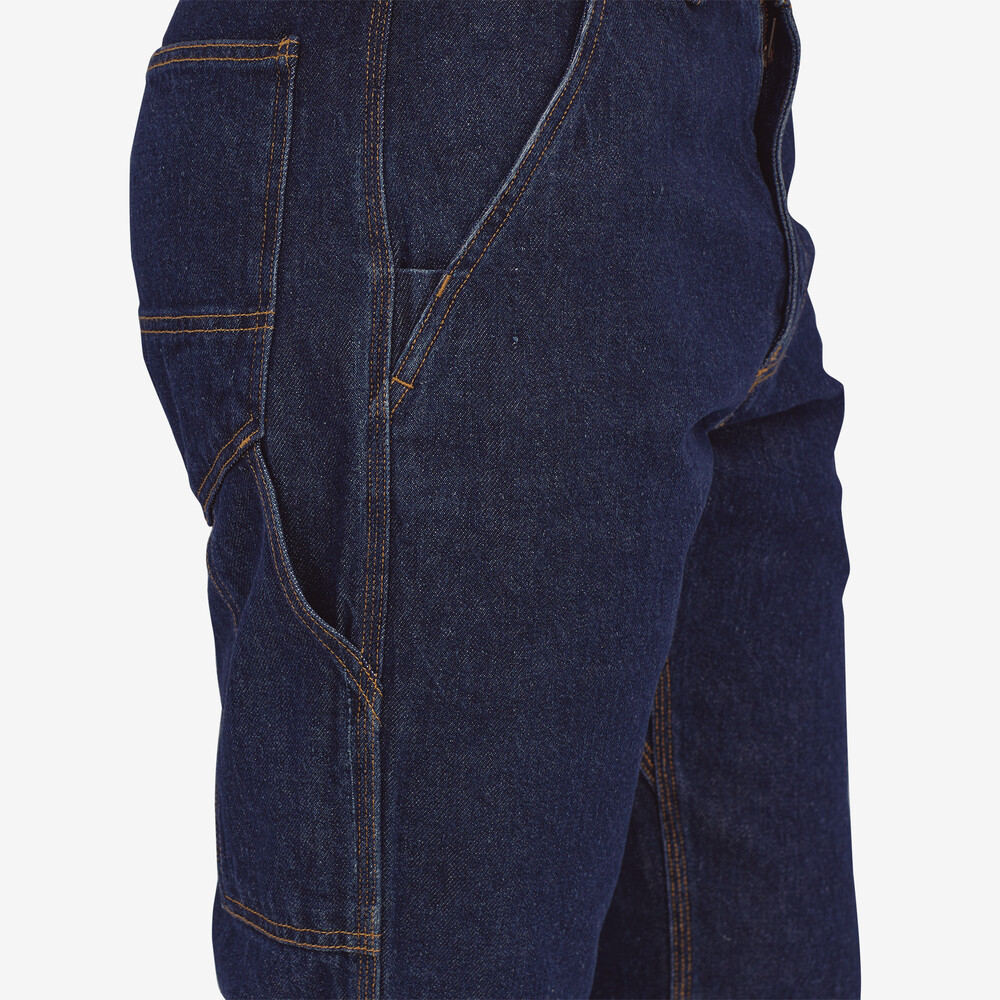 Herren-Hanf-Denimhose mit 5 Taschen – Lang