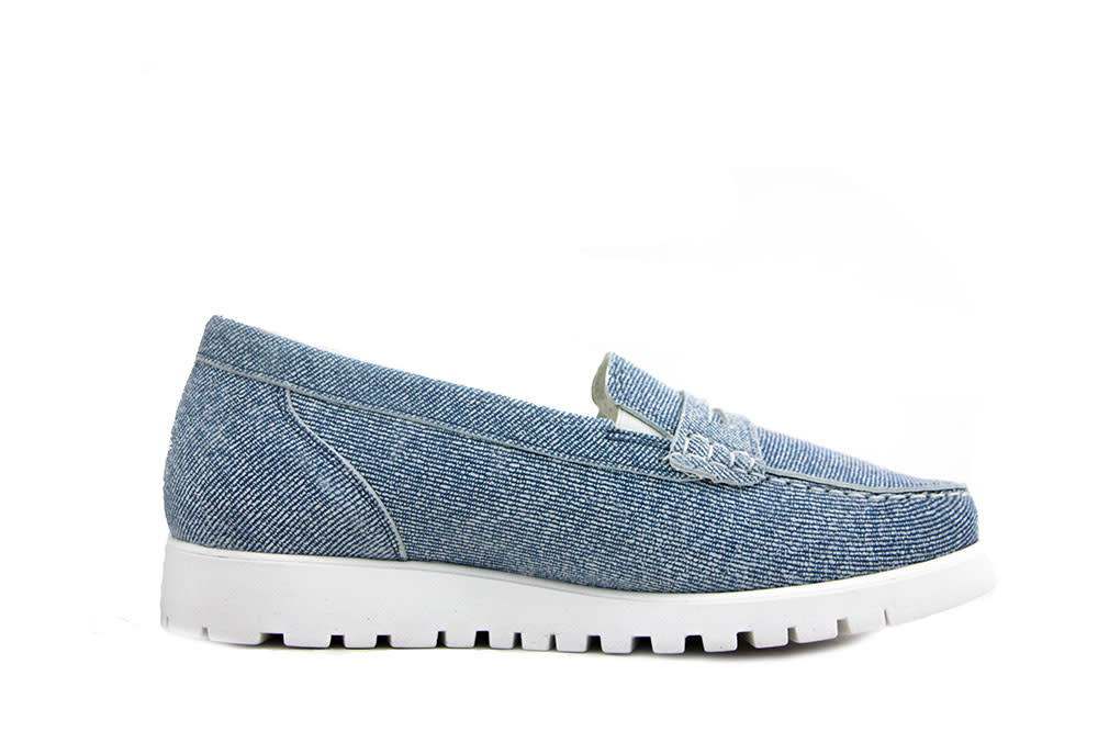 Waldlaufer Loafer Hegli Jeansleder Denim