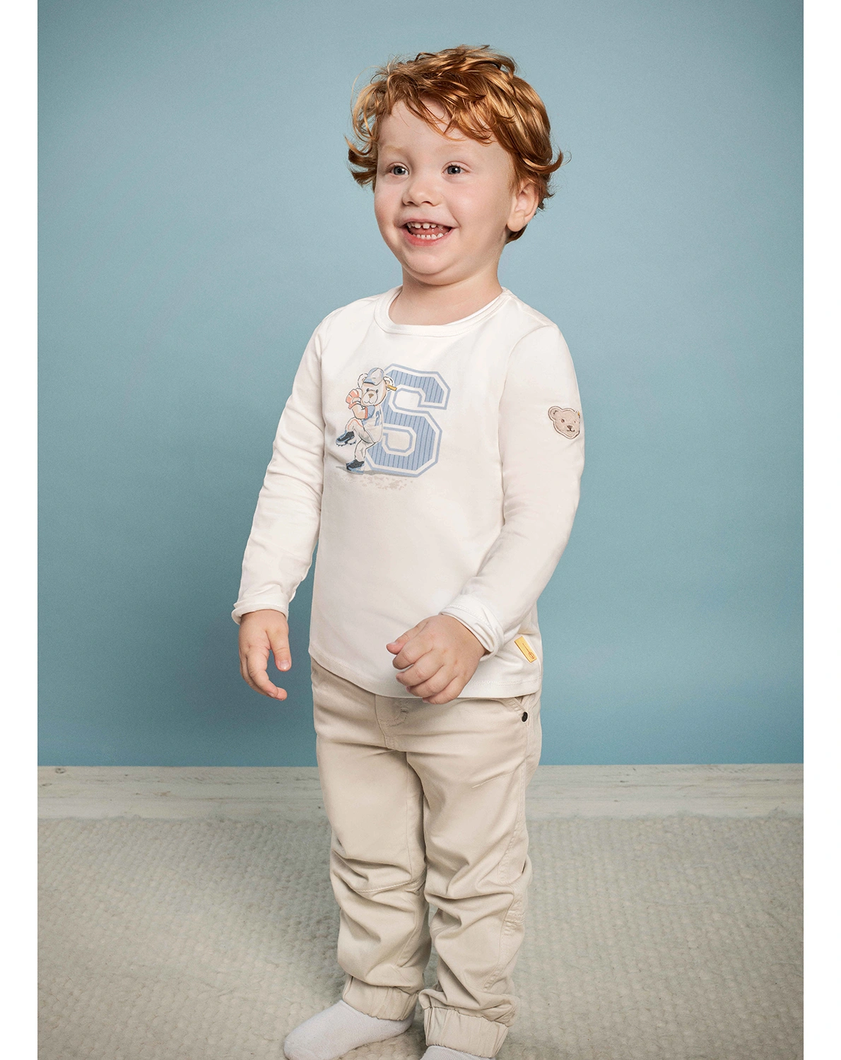 Canvas-Hose TEDDY in moonbeam