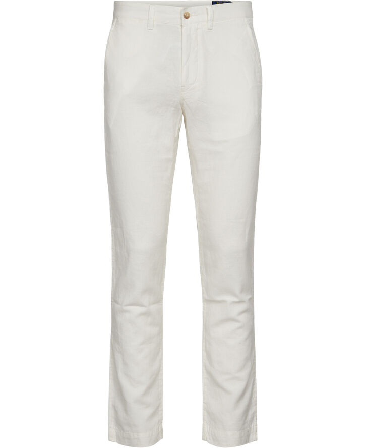 Polo Ralph Lauren 40/2 LINEN/COTTON-STFBEDFORDP Deckwash white