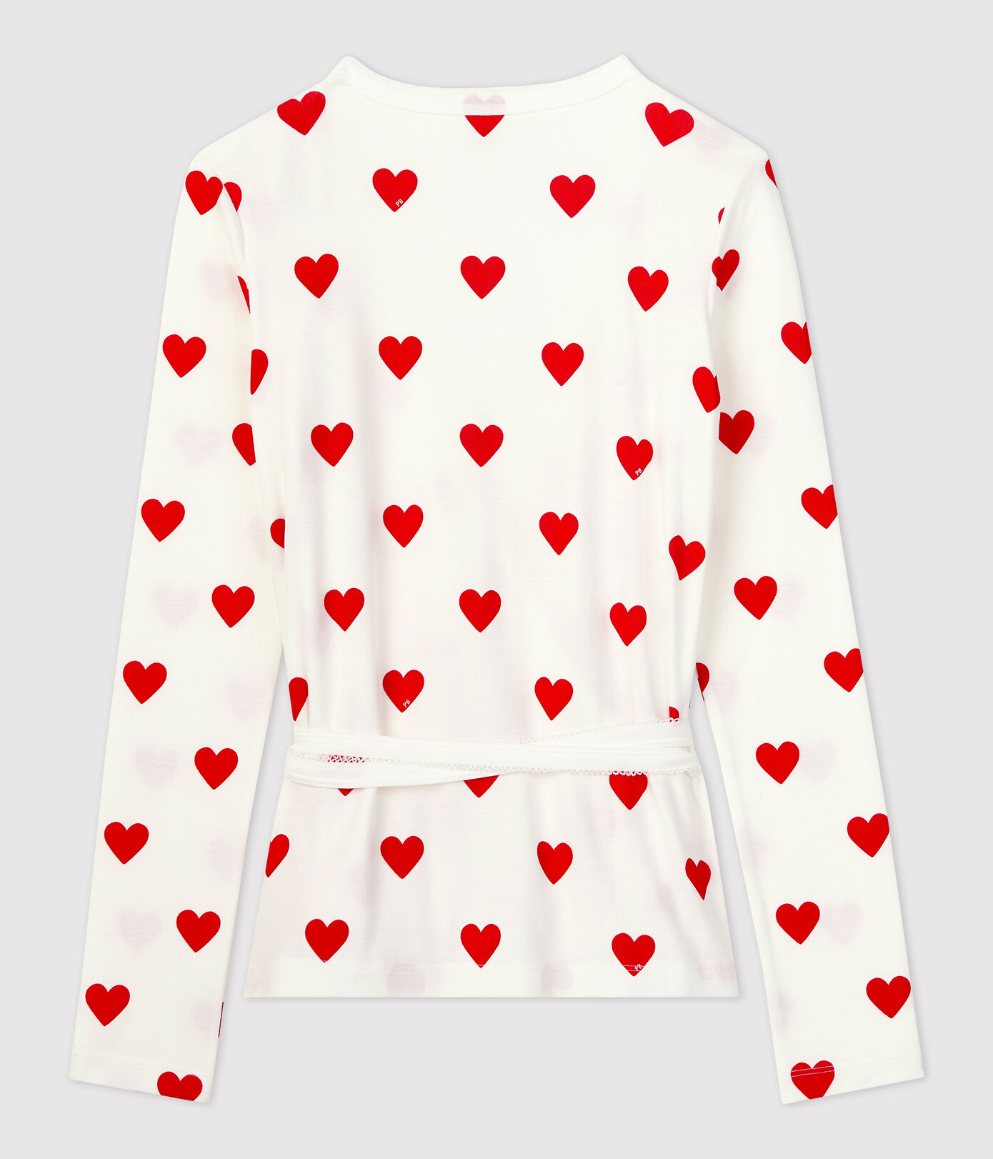 Cache-cœur en coton BIO Femme