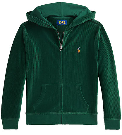Polo Ralph Lauren Cardigan - Fløjl -  Grøn