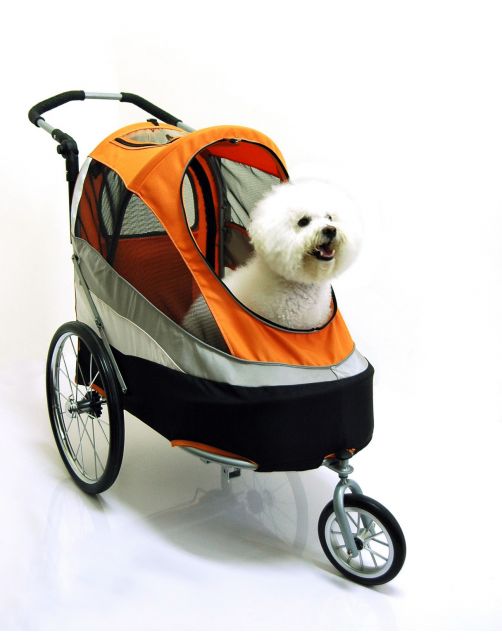Innopet Sport Dog Trailer De Luxe - Hondenfietskar - 86x60x112 cm Grijs Zwart