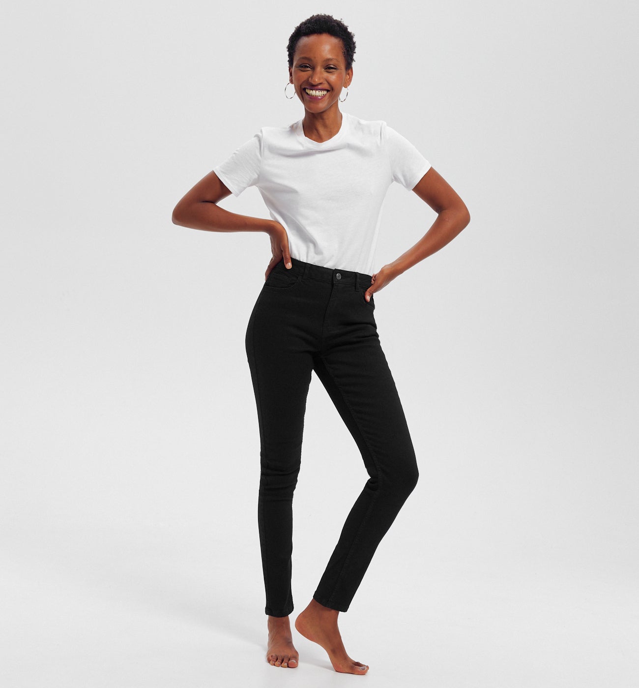 Jean skinny femme GASPARD - Noir